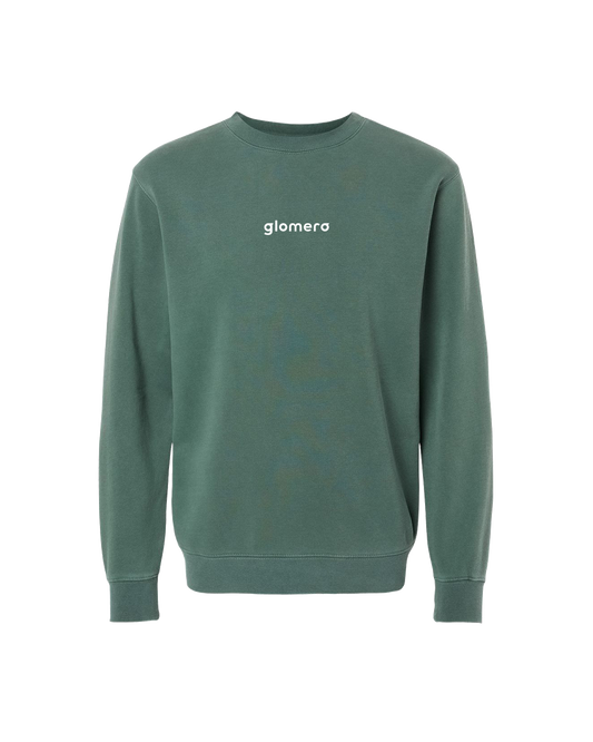 Glomero | Chandail Ouaté Brodé Vert Premium