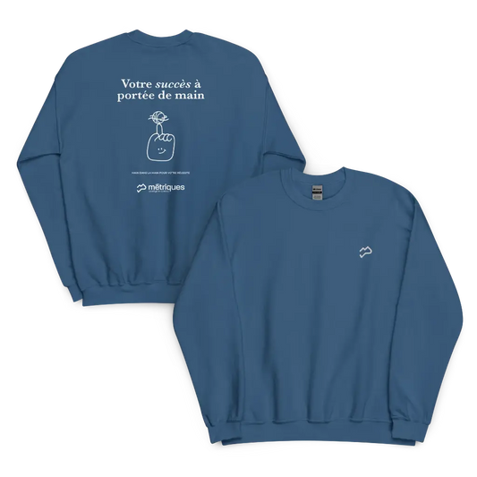 Métriques | Sweatshirt Bleu