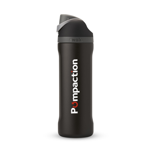 Pompaction | Bouteille Owala Noir